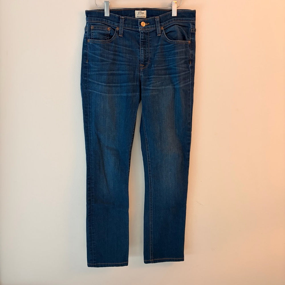J.Crew Matchstick Straight Leg Jeans Size 28 (6)